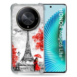 Coque Renforcée Pour Honor Magic 6 Lite 5G Voyage France Paris Rouge