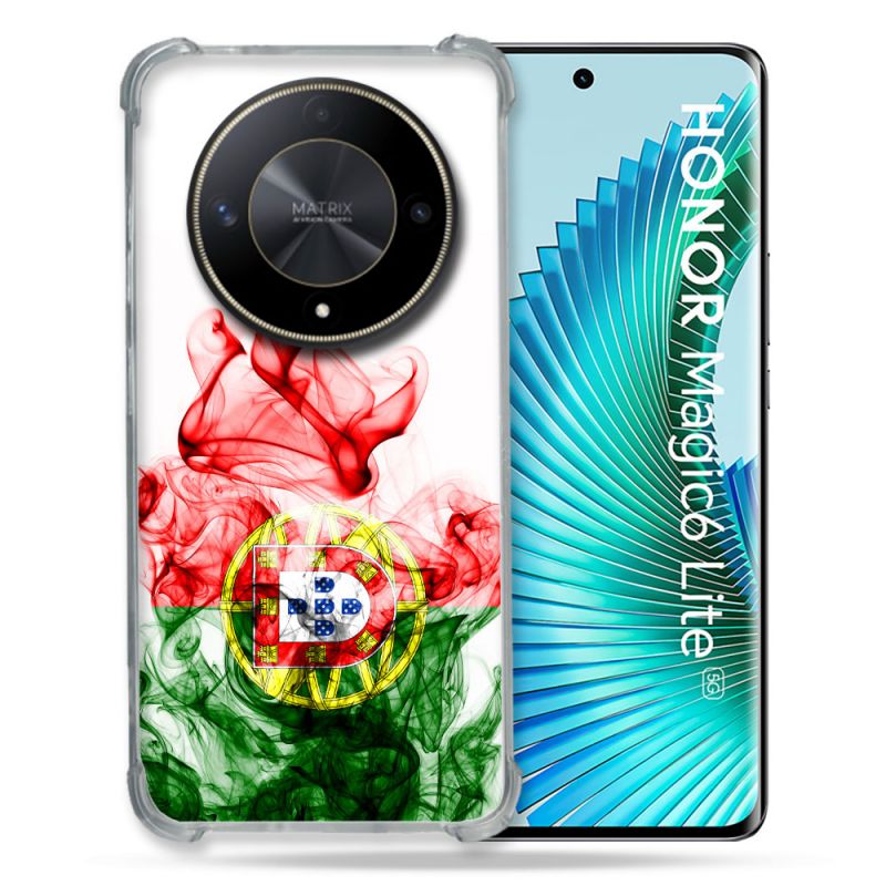 Coque Renforcée Pour Honor Magic 6 Lite 5G Voyage Portugal Flamme