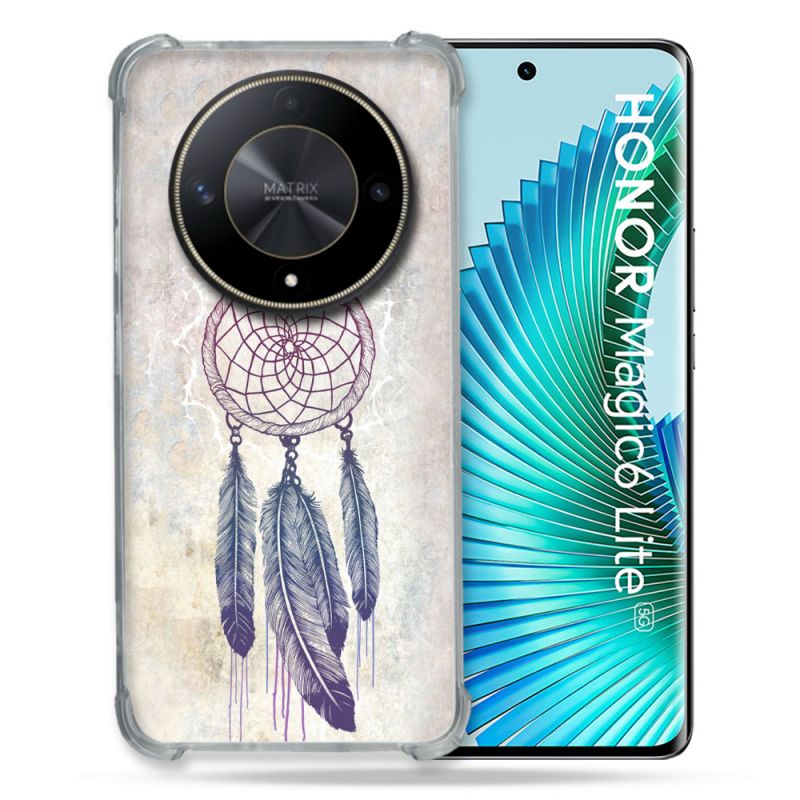 Coque Renforcée Pour Honor Magic 6 Lite 5G Zen Attrape Reve Blanc