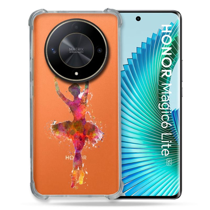 Coque Renforcée Transparente Pour Honor Magic 6 Lite 5G Danseuse etoile