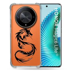 Coque Renforcée Transparente Pour Honor Magic 6 Lite 5G Dragon Noir