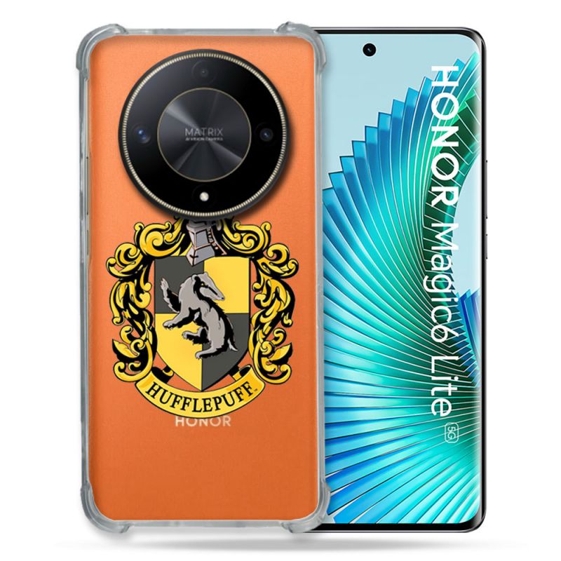 Coque Renforcée Transparente Pour Honor Magic 6 Lite 5G Harry Potter Hufflepuff