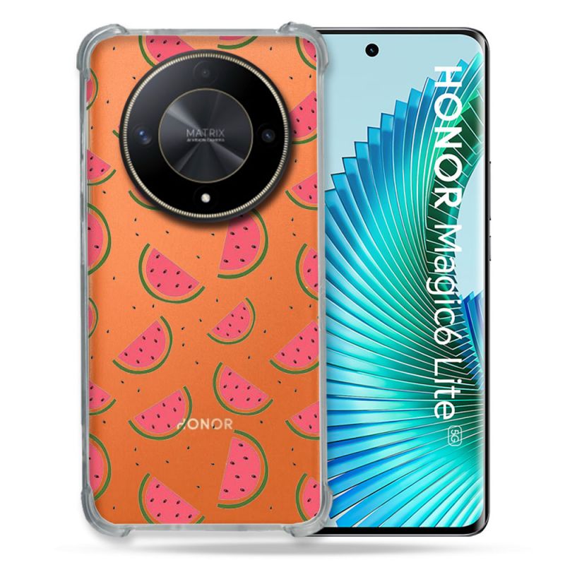 Coque Renforcée Transparente Pour Honor Magic 6 Lite 5G Pasteque