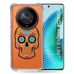 Coque Renforcée Transparente Pour Honor Magic 6 Lite 5G Tete Mort Color