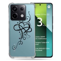 Coque Renforcée Transparente Pour Xiaomi Redmi Note 13 Pro 5G Coeur infini