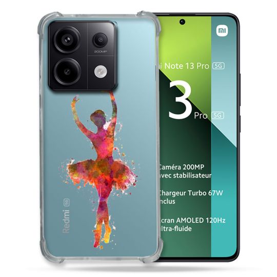Coque Renforcée Transparente Pour Xiaomi Redmi Note 13 Pro 5G Danseuse etoile