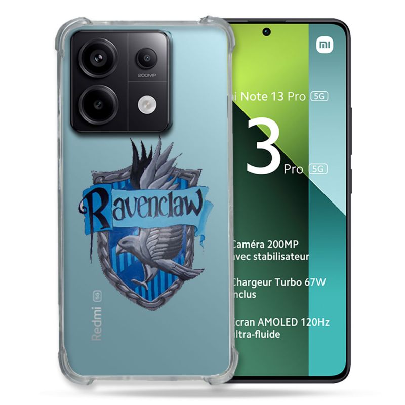 Coque Renforcée Transparente Pour Xiaomi Redmi Note 13 Pro 5G Harry Potter Ravenclaw