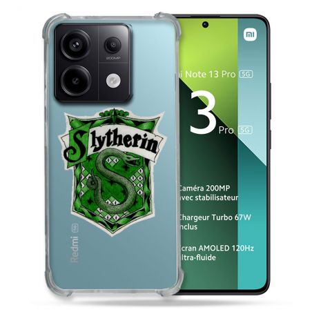 Coque Renforcée Transparente Pour Xiaomi Redmi Note 13 Pro 5G Harry Potter Slytherin