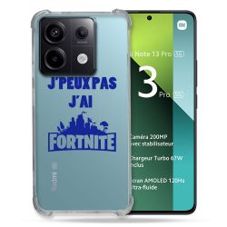 Coque Renforcée Transparente Pour Xiaomi Redmi Note 13 Pro 5G Jpeux pas jai Fortnite