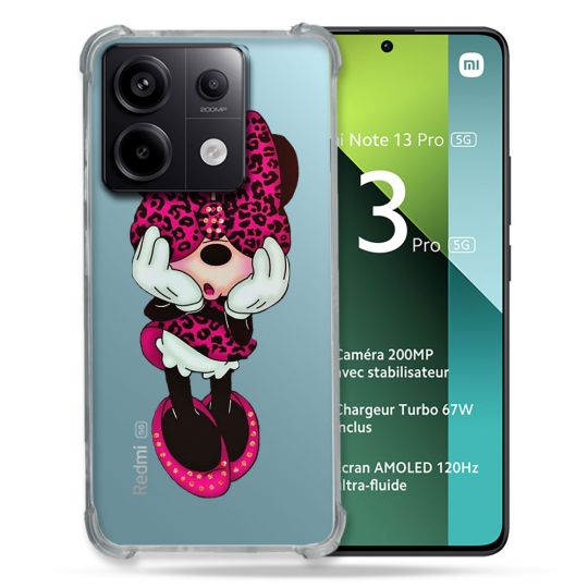 Coque Renforcée Transparente Pour Xiaomi Redmi Note 13 Pro 5G Minnie