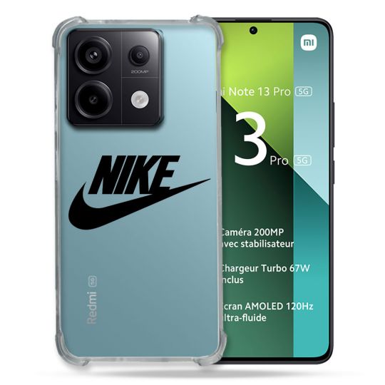 Coque Renforcée Transparente Pour Xiaomi Redmi Note 13 Pro 5G Nike