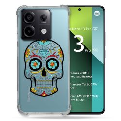 Coque Renforcée Transparente Pour Xiaomi Redmi Note 13 Pro 5G Tete Mort Color