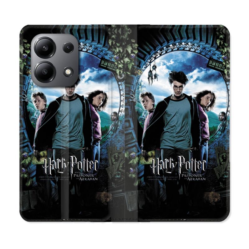 Housse cuir portefeuille pour Xiaomi Redmi Note 13 4G Harry Potter Azkaban