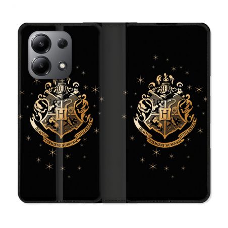 Housse cuir portefeuille pour Xiaomi Redmi Note 13 4G Harry Potter Poudlard