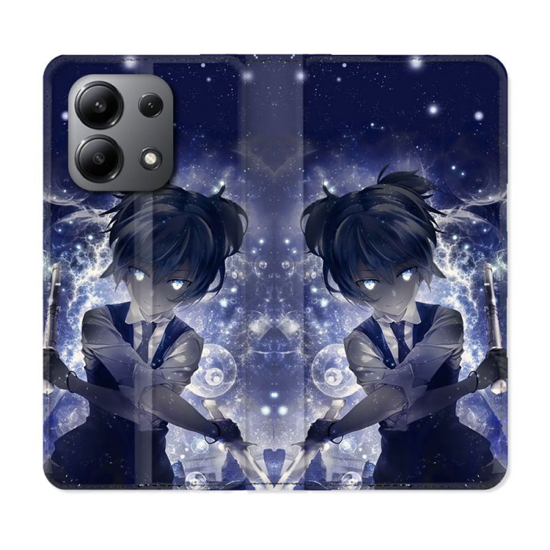 Housse cuir portefeuille pour Xiaomi Redmi Note 13 4G Manga Assassination Classroom Nagisa
