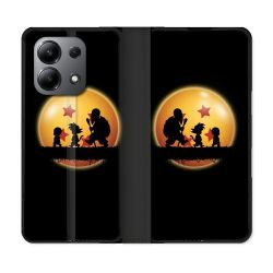 Housse cuir portefeuille pour Xiaomi Redmi Note 13 4G Manga Dragon Ball Vintage