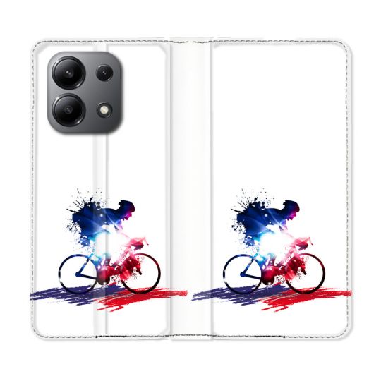 Housse cuir portefeuille pour Xiaomi Redmi Note 13 4G Sport Cyclisme France