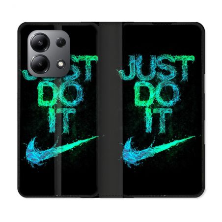 Housse cuir portefeuille pour Xiaomi Redmi Note 13 4G Nike Just Do It