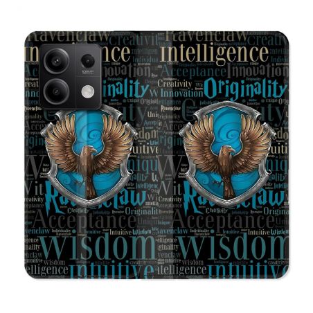 Housse cuir portefeuille pour Xiaomi Redmi Note 13 5G Harry Potter Serdaigle