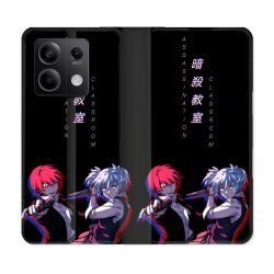 Housse cuir portefeuille pour Xiaomi Redmi Note 13 5G Manga Assassination Classroom Duo