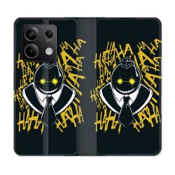 Housse cuir portefeuille pour Xiaomi Redmi Note 13 5G Manga Assassination Classroom Kuro Noir