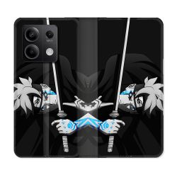 Housse cuir portefeuille pour Xiaomi Redmi Note 13 5G Manga Boruto Epée