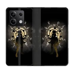 Housse cuir portefeuille pour Xiaomi Redmi Note 13 5G Manga Naruto Sage