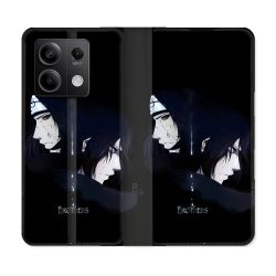 Housse cuir portefeuille pour Xiaomi Redmi Note 13 5G Manga Naruto Sasuke Itachi