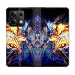 Housse cuir portefeuille pour Xiaomi Redmi Note 13 5G Manga Naruto VS