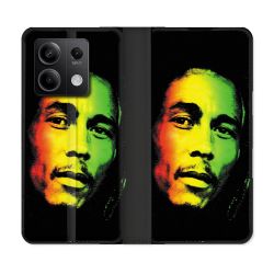Housse cuir portefeuille pour Xiaomi Redmi Note 13 5G Musique Bob Marley 2
