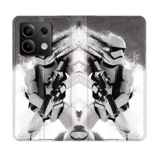 Housse cuir portefeuille pour Xiaomi Redmi Note 13 5G Star Wars - Trooper