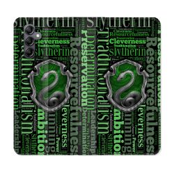 Housse Cuir Portefeuille pour Samsung Galaxy S24 Harry Potter Serpentar