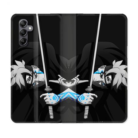 Housse Cuir Portefeuille pour Samsung Galaxy S24 Manga Boruto Epée