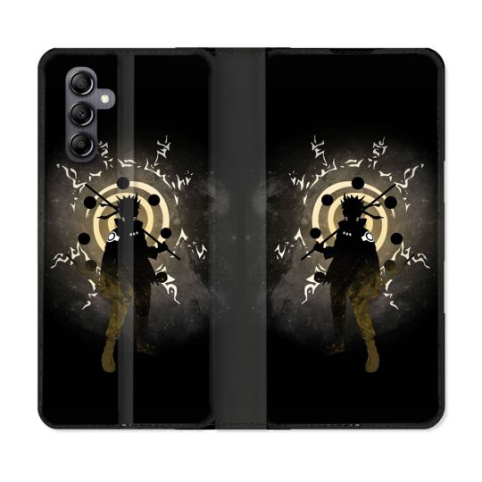 Housse Cuir Portefeuille pour Samsung Galaxy S24 Manga Naruto Sage
