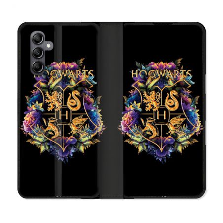 Housse Cuir Portefeuille pour Samsung Galaxy A15 4G / 5G Harry Potter Hogwarts