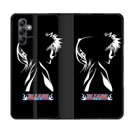 Housse Cuir Portefeuille pour Samsung Galaxy A15 4G / 5G Manga Bleach Duo