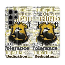 Housse Cuir Portefeuille pour Samsung Galaxy S24 Ultra Harry Potter Poursouffle