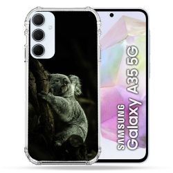 Coque Renforcé Pour Samsung Galaxy A35 5G Animal Koala Noir