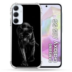 Coque Renforcé Pour Samsung Galaxy A35 5G Animal Panthère Noire