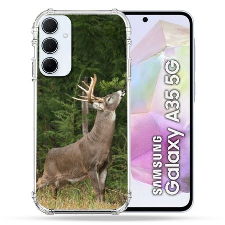 Coque Renforcé Pour Samsung Galaxy A35 5G Chasse Cerf