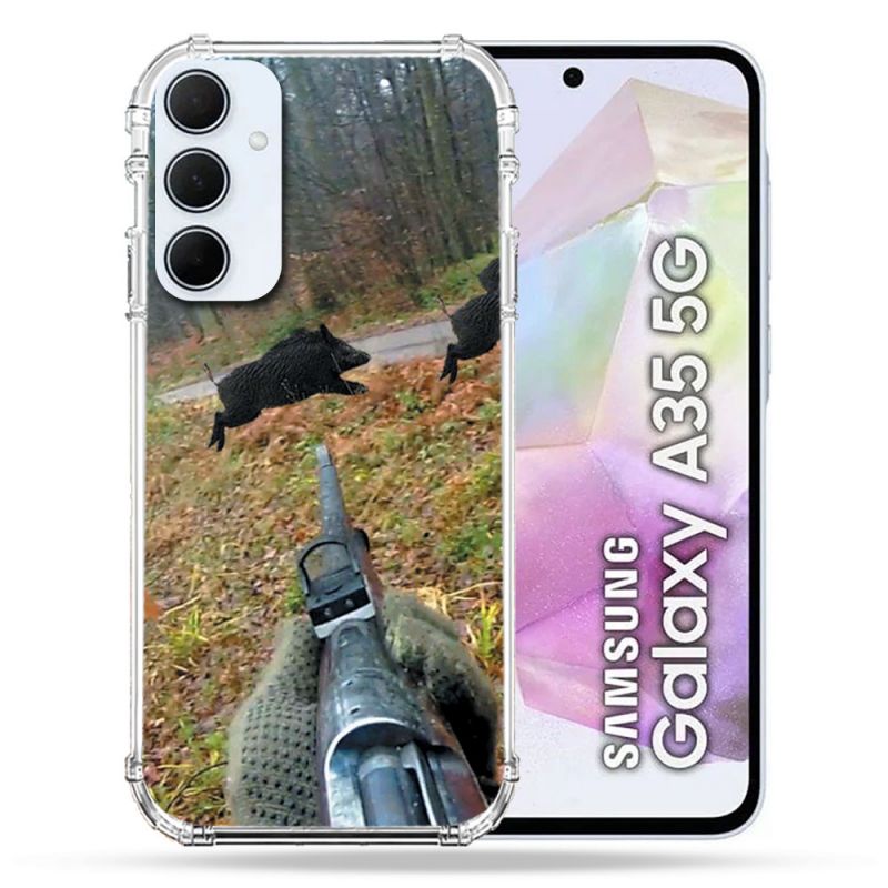Coque Renforcé Pour Samsung Galaxy A35 5G Chasse Vision Tir