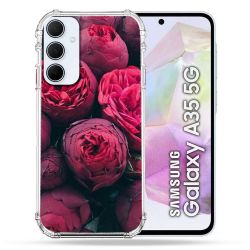 Coque Renforcé Pour Samsung Galaxy A35 5G Fleur Pivoine