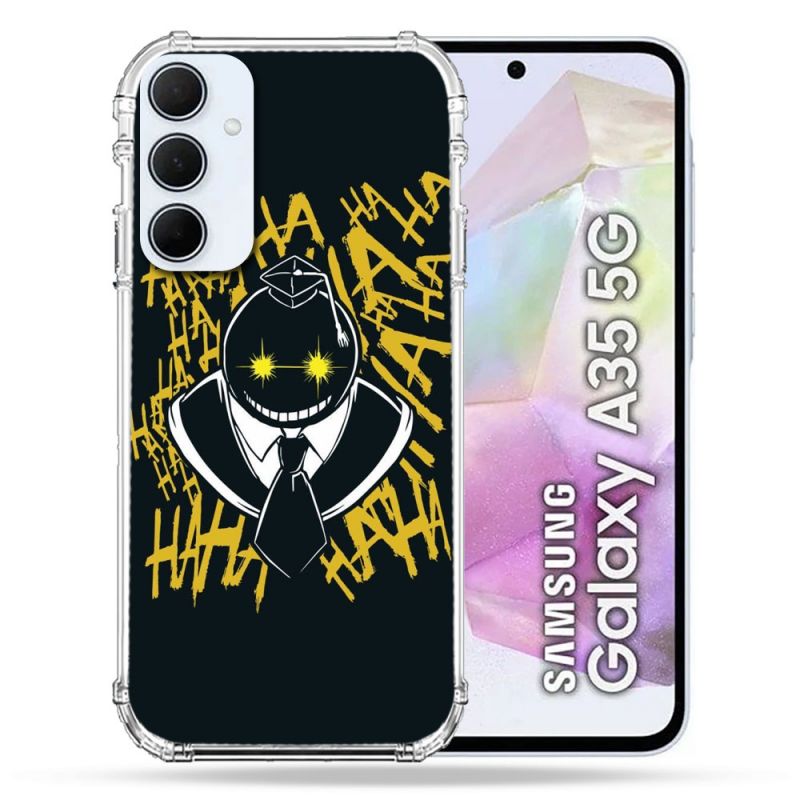 Coque Renforcé Pour Samsung Galaxy A35 5G Manga Assassination Classroom Kuro Noir