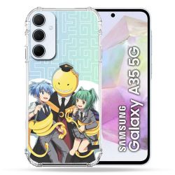Coque Renforcé Pour Samsung Galaxy A35 5G Manga Assassination Classroom Kuro Trio
