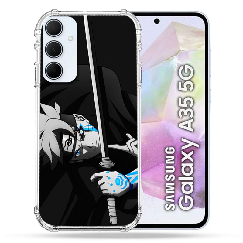 Coque Renforcé Pour Samsung Galaxy A35 5G Manga Boruto Epée