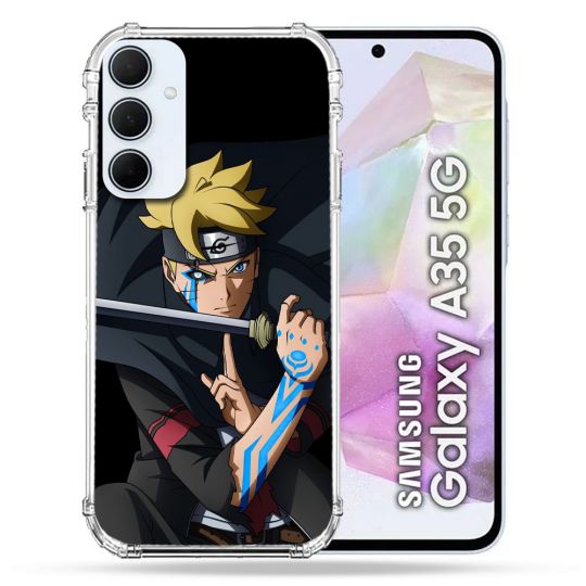 Coque Renforcé Pour Samsung Galaxy A35 5G Manga Boruto Tatouage