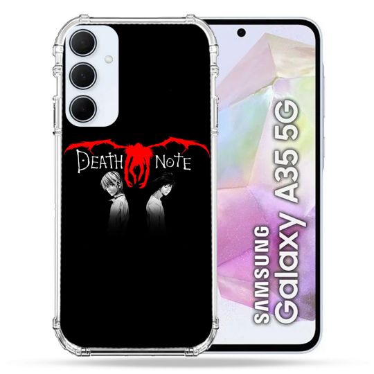 Coque Renforcé Pour Samsung Galaxy A35 5G Manga Death Note Noir