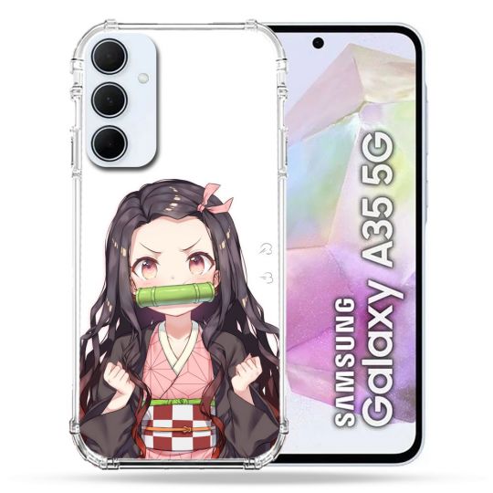 Coque Renforcé Pour Samsung Galaxy A35 5G Manga Demon Slayer Nezuko