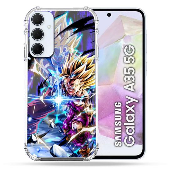 Coque Renforcé Pour Samsung Galaxy A35 5G Manga Dragon Ball Sangohan Duo