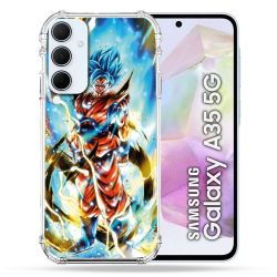 Coque Renforcé Pour Samsung Galaxy A35 5G Manga Dragon Ball Sangoku Blanc